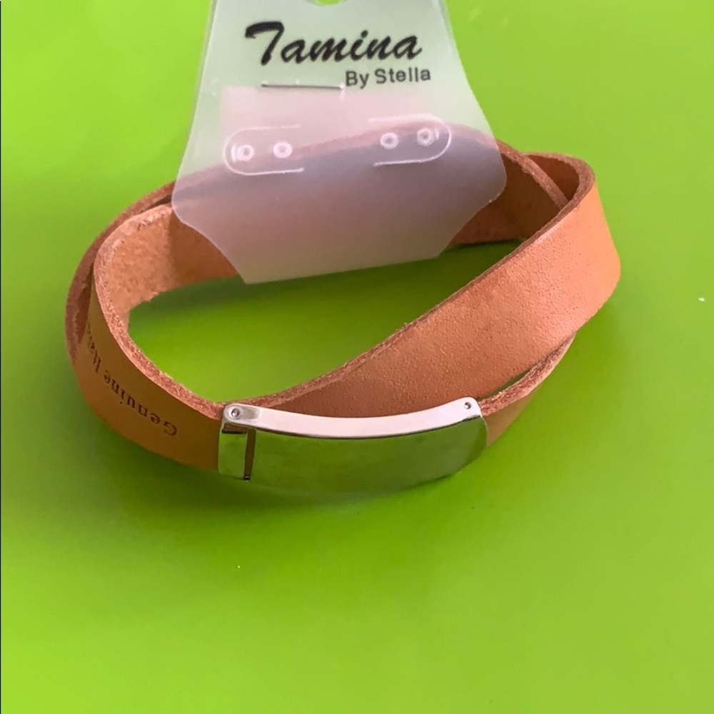 Genuine Italian Leather Wrap Bracelet!
